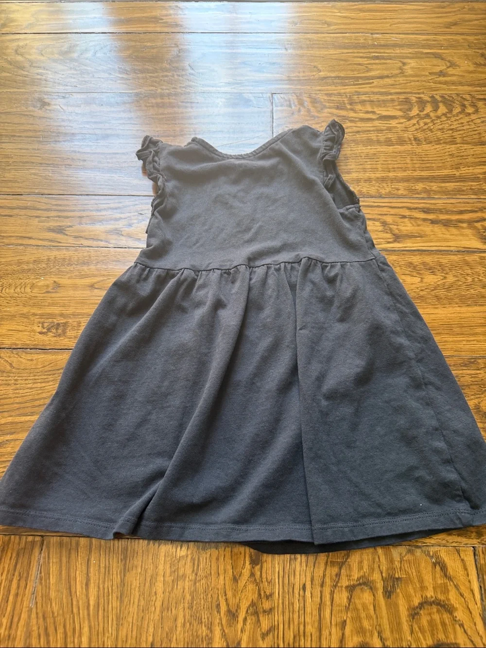 H&M Girls Solid Black and Black & White Heart Print Dresses